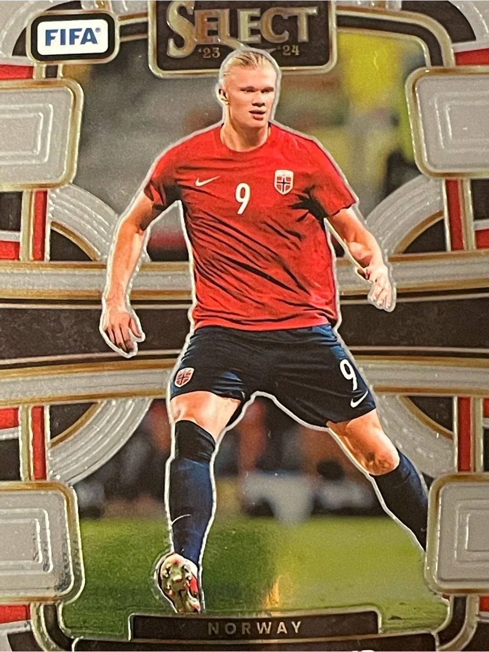 2023-24 Panini Select FIFA - Terrace Level Erling Haaland Norway #93 Base Card